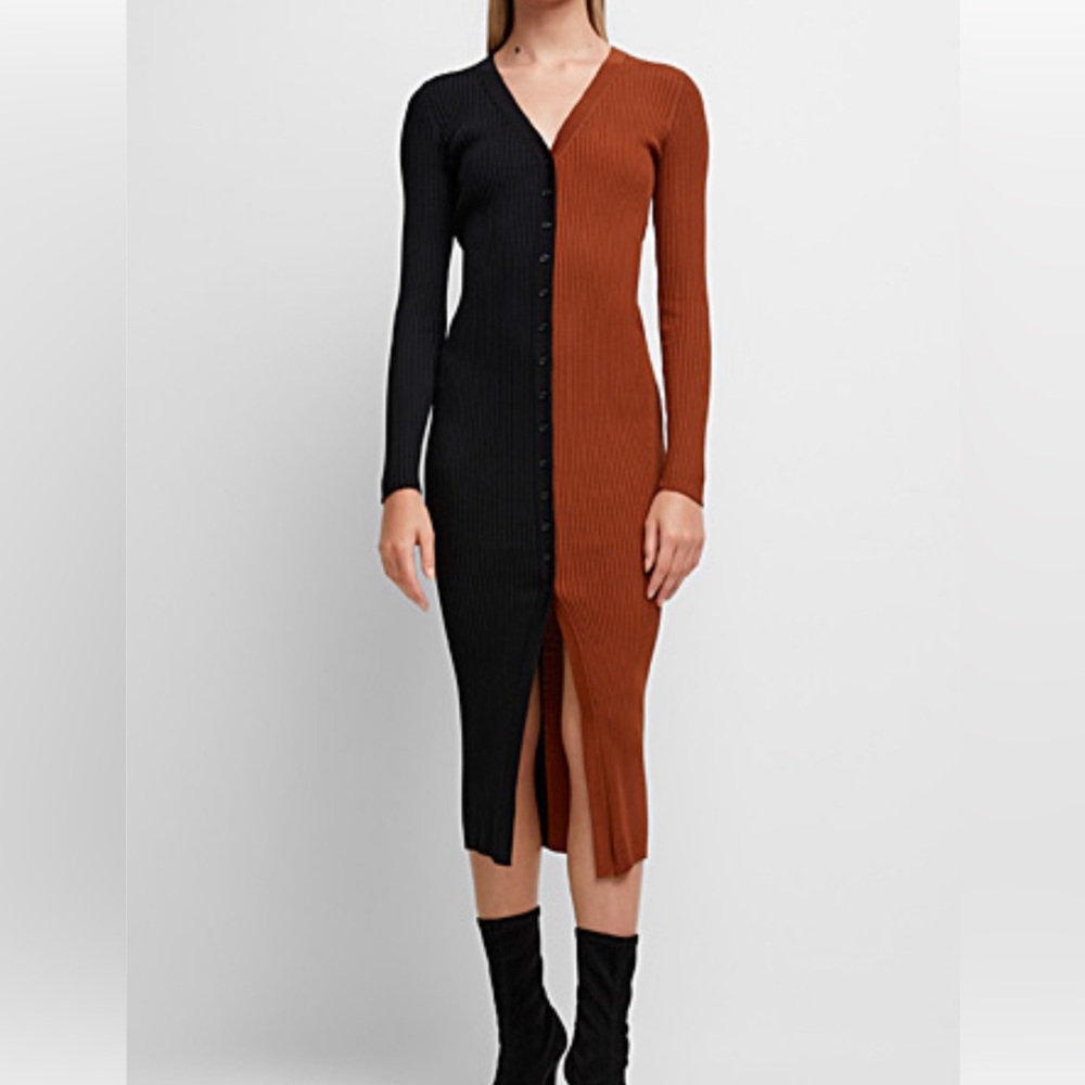 STAUD Shoko cardigan dress